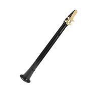 Sassofono tascabile portatile nero in Do con custodia per il trasporto strumento a fiato Kit Sassofono