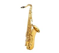 Sassofono Tenore In Sib Ottone Laccato Oro B Sax Piatto Strumento Musicale A Fiato Con Custodia Accessori Per Bocchino (Color : 02)