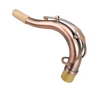 Sassofono Tenore Manico Piegato Accessori Professionali Per Strumenti A Collo Piegato In Ottone Laccato Antico In Rame Rosso (Color : 02)