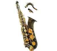 Sassofono Tenore Nero Nichel Oro Sax B Flat Sax Tenore Gioco Professionale Tacco (Bag A)