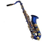 Sassofono Tenore Professionale Sax Si Bemolle Strumento A Fiato Chiavi Oro Sax Blu Con Bocchino Sassofono per principianti Kit
