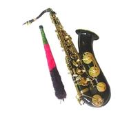 Sassofono tenore professionale Si bemolle nero con custodia e accessori Kit Sassofono