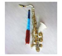 Sassofono Tenore Sib Ottone Corpo Bianco Chiavi Oro Sax Strumento Musicale Con Custodia Bocchino Sassofono per principianti Kit