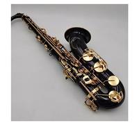 Sassofono Tenore Sib Tune Black Nickel Laccato Chiavi Dorate Strumento A Fiato Con Custodia Accessori Sassofono per principianti Kit