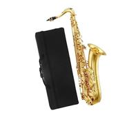 Sassofono tenore tipo B piatto dorato professionale strumento a fiato Kit Sassofono