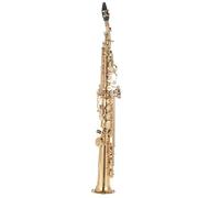 Sassofono Treble Dritto In Ottone B Flat Shell Key Carve Pattern Con Custodia Per Il Trasporto Accessori Per Strumenti A Fiato Sax(Gold)