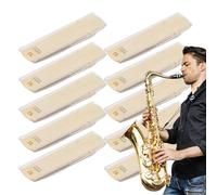 Sassofono vecchio - Natural Perfect Arco sassofono Reeds | 10 pipe per sassofono | ricambio naturale per sassofono Rek | accessorio per strumenti musicali per performance palcosceniche, concerti,