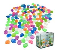 Sassolini Fosforescenti Da Giardino - 260 Pezzi Rocce Colorate | Ciottoli Fosforescenti per Giardino Esterno,per Piante Prato Esterno Patio Cortile Passerella Acquario Vasca Pesci