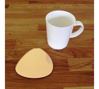 Sassolino a Forma Di Sottobicchiere Set - Oro Specchio