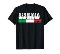 Sassuolo City Italia Vintage Bandiera Italia per Gli Amanti dei Viaggi Maglietta