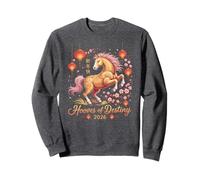 Sassy 2026 Cavallo Lady Zoccoli del Destino Zodiaco Ragazza Fortuna Felpa