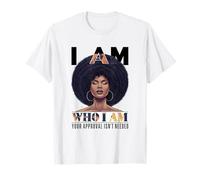Sassy Black Queen Storia Nera Donne afroamericane Maglietta
