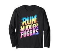 Sassy Mud Run Mudder Fockers Mudda Mudding Queen Muddy Trail Maglia a Manica