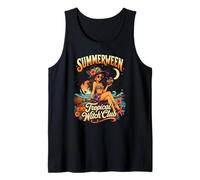 Sassy Summerween Tropical Witch Club Spiaggia Vacanze Vibes Canotta