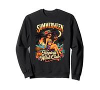 Sassy Summerween Tropical Witch Club Spiaggia Vacanze Vibes Felpa