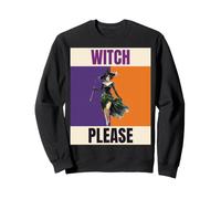 Sassy Witch Please Pin Up Costume di Halloween Felpa