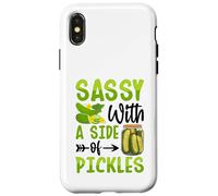 Sassy With A Side Of Pickles Custodia per iPhone X/XS