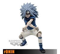 UCHIHA SASUKE Ver 2 Figura 13cm Serie NARUTO VIBRATION STARS Banpresto Originale