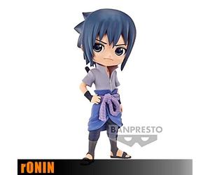 SASUKE UCHIHA Ver. A - Q POSKET - NARUTO SHIPPUUDEN BANPRESTO FIGURE NEW SEALED