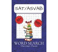 SAT/ASVAB Word Search Puzzle Book: Word Searches with Easy to Read Print about SAT, ACT, and ASVAB Vocabulary and More | 6x9 Inches, 110 Pages | 50 + ... Gifts for Vacations, Holidays, and Free Times