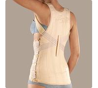 SAT BUSTO SPALLACCIO DONNA DORSO-LOMBARE SEMIRIGIDO CON TIRANTI ELASTICIZZATI (XS)