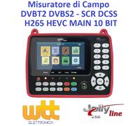 SAT FINDER MISURATORE DI CAMPO COMBO DVB-T2 DVB-S2 PARABOLA TV SCR OFFERTA STOCK