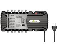 goobay 64881 - Interruttore multiswitch satellitare compatto, 9 ingressi, 12 uscite, 4K, 8K UHD/DAB+, per 12 partecipanti