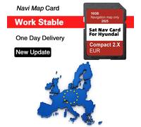 Sat Nav per KIA Compact 2.X Venga Ceed Sportage Rio Picanto Optima Sorento Car 2025 Scheda SD 16GB Mappe Europa Aggiornamento Software