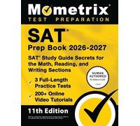 SAT Prep Book 2026-2027 - 3 Full-Length Practice Tests, 200+ Online (Tascabile)