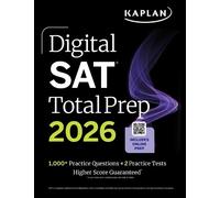 SAT Total Prep 2026: Includes 4 Full Length Practice Tests, 1,100+ P (Tascabile)