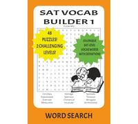 SAT Vocab Builder 1 Puzzle Book: Word Search Puzzles to Help SAT Test Takers Improve Their Reading Section Scores by Boosting Their SAT Vocabulary | ... words & definitions, 2 levels of challenge