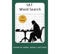 SAT Word Search Puzzle Book: Word Searches with Easy to Read Print about SAT, Hard Words, Testing and More [6x9 inches, 110 pages | 50+ Puzzles... Gift for vacations, Holidays, and Free Times]