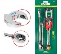 SATA 09075 Serie di chiavi a cricco ad anello fissa