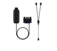 SATA 12V 4. Spillo RGB 5V 3- Spillo ARGB Aura 3. Controller del Pulsante w / 2 3 4 5 Cavo dell'adattatore del mozzo dello Splitter Compatible with RGB. Strip Lighting Fan Recher (Size : 5V 3Pin-30CM
