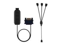 SATA 12V 4. Spillo RGB 5V 3- Spillo ARGB AURA 3. Controller del pulsante w / 2 3 4 5 cavo dell'adattatore del mozzo dello splitter Compatible With Rgb. Strip Lighting Fan Recher (Size : 5V 3Pin-30CM