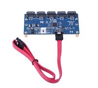 Sata Adapter Card, Sata Riser Card Hub 5 SATA Port Multiplie per 7 / XP/Vista / 8/10