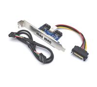 SATA alla scheda ESATA con supporti di potere per più azionamenti dimensione potere sopra la scheda ESATA