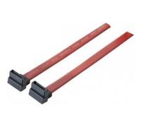 Sata Kabel, 7pol Sata St. / 7Pol Sata St., angolato, con bloccaggio, ca. 0,5 m, compatibile rosso con SATA, SATA II e SATA III