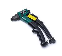 SATA Pistola rivettatrice ST90501SC da 8 pollici, con un corpo in acciaio resistente e un manico in gomma caricato a molla che espelle automaticamente gli steli del rivetto