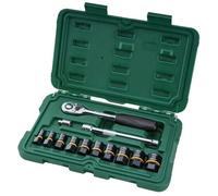 Sata Set bussole 1/4'' e 3/8'' metrico/SAE BoltBiter 13 pz