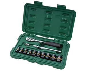 Sata Set bussole 1/4'' e 3/8'' metrico/SAE BoltBiter 13 pz