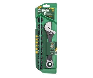 SATA Set di 11 chiavi regolabili X6 Pass Thru - Black Edition