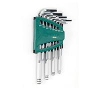 SATA Set di 12 chiavi esagonali SAE a sfera con braccio lungo, 1/16" - 3/8", ST09106SJ