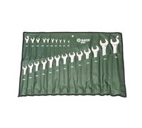 SATA Set di 23 chiavi combinate metriche, lucidate, 6-32 mm, con estremità a scatola sfalsata e rotolo portautensili durevole ST09027SJ