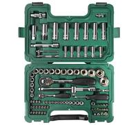 SATA ST09013SJ - Set di 88 prese metriche da 1/4" e 1/2", con giunto universale per un migliore accesso ai dispositivi di fissaggio difficili da raggiungere