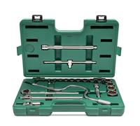 SATA ST09088SJ 22 pezzi 1/2" Drive 12 punti SAE Socket Se Giunto universale per un migliore accesso ai fissaggi difficili da raggiungere