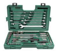 SATA ST09519SJ - Set di chiavi a bussola metriche a 6 punti, 76 pezzi, 1/4" e 1/2"