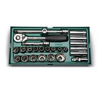 SATA ST09528 - Set di 25 vassoi per chiavi a bussola SAE da 1/2"