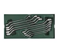 SATA ST09905 - Set di chiavi metriche per chiavi e chiavi a bussola, 10 pezzi