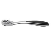 SATA ST11970SC - Cricchetto reversibile, 1/4", 6,35 mm, per carichi extra elevati con 60 denti, angolo di funzionamento di 6° e impugnatura antiscivolo a gomito